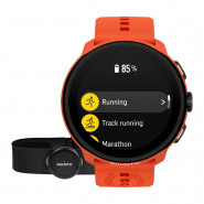 Zegarek Suunto Run Coral Orange with Silicone Strap + HR Belt