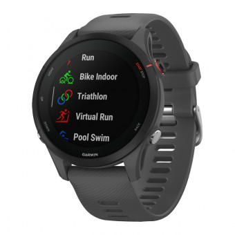 Zegarek sportowy Garmin Forerunner 255 popielaty