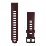 Pasek Garmin QuickFit 20 mm silikonowy Cherry/Dust Rose (Fenix 9 43 mm)