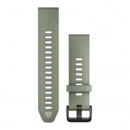 Pasek Garmin QuickFit 20 mm silikonowy szarozielony / szary (Fenix 8 43 mm)