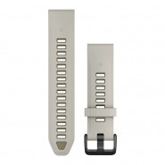 Pasek Garmin QuickFit 20 mm silikonowy szary / ciemnopiaskowy (Fenix 8 43 mm)