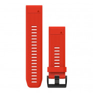 Pasek Garmin QuickFit 26 mm Flame Red Silicone (Fenix 5X)
