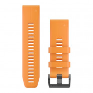 Pasek Garmin QuickFit 26 mm Solar Flare Orange Silicone (Fenix 5X Plus)