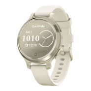 Zegarek Garmin Lily 2 Active Lunar Gold z paskiem w kolorze Bone