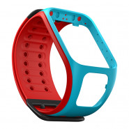 Pasek TomTom Runner 2 Scuba Blue/Red - Large