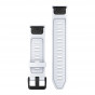 Pasek Garmin QuickFit 20 mm silikonowy biały (Fenix 8 43 mm)
