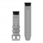 Pasek Garmin QuickFit 22 mm Dive silikonowy jasnoszary