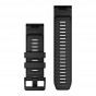 Pasek Garmin QuickFit 26 mm silikonowy czarny (Fenix 8 51 mm)