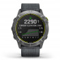 Zegarek Garmin Enduro stalowy z szarym paskiem nylonowym