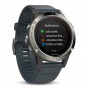 Zegarek Garmin Fenix 5 Silver with Granite Blue Band