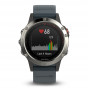 Zegarek Garmin Fenix 5 Silver with Granite Blue Band