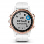 Zegarek Garmin Fenix 5S Plus Sapphire Rose Goldtone with White Band