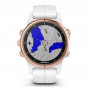 Zegarek Garmin Fenix 5S Plus Sapphire Rose Goldtone with White Band