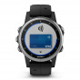 Zegarek Garmin Fenix 5S Plus Silver with Black Band + PL TOPO