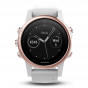 Zegarek Garmin Fenix 5S Sapphire Rose Goldtone with White Band