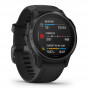 Zegarek Garmin Fenix 6S Pro czarny z czarnym paskiem