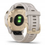 Zegarek Garmin Fenix 6S Pro Solar jasnozłoty z jasnopiaskowym paskiem