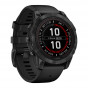 Zegarek Garmin Fenix 7 Pro Solar czarny z czarnym paskiem