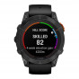 Zegarek Garmin Fenix 7 Pro Solar czarny z czarnym paskiem