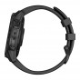 Zegarek Garmin Fenix 7 Sapphire Solar czarny tytan DLC z czarnym paskiem