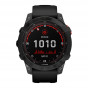 Zegarek Garmin Fenix 7 Solar niebieskoszary z czarnym paskiem + PL TOPO