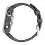 Zegarek Garmin Fenix 7 srebrny z grafitowym paskiem + PL TOPO