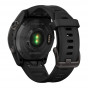 Zegarek Garmin Fenix 7S Sapphire Solar tytanowo-szary DLC z czarnym paskiem