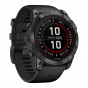 Zegarek Garmin Fenix 7X Pro Solar czarny z czarnym paskiem