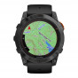 Zegarek Garmin Fenix 7X Pro Solar czarny z czarnym paskiem