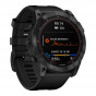 Zegarek Garmin Fenix 7X Sapphire Solar czarny tytan DLC z czarnym paskiem