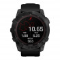 Zegarek Garmin Fenix 7X Sapphire Solar czarny tytan DLC z czarnym paskiem