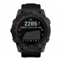 Zegarek Garmin Fenix 7X Solar niebieskoszary z czarnym paskiem + PL TOPO