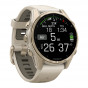 Zegarek Garmin Fenix 8 43 mm AMOLED Sapphire Soft Gold Fog Grey/Dark Sandstone