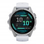 Zegarek Garmin Fenix 8 43 mm AMOLED Silver Whitestone + PL TOPO