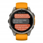 Zegarek Garmin Fenix 8 47 mm AMOLED Sapphire Titanium Spark Orange + PL TOPO