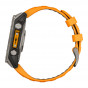 Zegarek Garmin Fenix 8 47 mm AMOLED Sapphire Titanium Spark Orange + PL TOPO