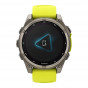 Zegarek Garmin Fenix 8 47 mm Solar Sapphire Titanium Amp Yellow/Graphite