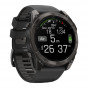 Zegarek Garmin Fenix 8 51 mm AMOLED Sapphire Titanium Carbon Grey DLC Black