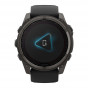 Zegarek Garmin Fenix 8 51 mm Solar Sapphire Titanium Carbon Grey DLC Black/Pebble Grey