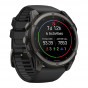 Zegarek Garmin Fenix 9 51 mm Carbon Gray (DLC) z paskiem Black