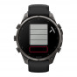Zegarek Garmin Fenix 9 Pro 47 mm Carbon Gray (DLC) z paskiem Black/Pebble Gray