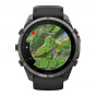 Zegarek Garmin Fenix 9 Pro 51 mm Carbon Gray (DLC) z paskiem Black/Pebble Gray