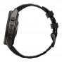 Zegarek Garmin Fenix 9 Pro inReach 47 mm Carbon Gray (DLC) z paskiem Black/Gray