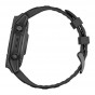 Zegarek Garmin Fenix E Slate Grey Steel z czarnym paskiem