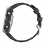 Zegarek Garmin Fenix E Stainless Steel z czarnym paskiem
