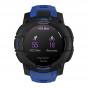 Zegarek Garmin Instinct 3 45 mm AMOLED Black z paskiem Bolt Blue/Black