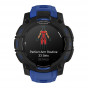 Zegarek Garmin Instinct 3 45 mm AMOLED Black z paskiem Bolt Blue/Black