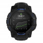 Zegarek Garmin Instinct 3 50 mm AMOLED Black z paskiem Black/Bolt Blue