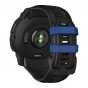 Zegarek Garmin Instinct 3 50 mm AMOLED Black z paskiem Black/Bolt Blue