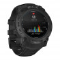 Zegarek Garmin Instinct 3 50 mm AMOLED Tactical Edition czarny z czarnym paskiem